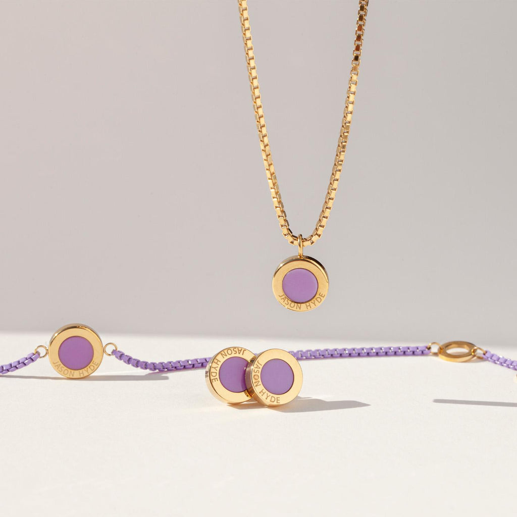 Pulsera Jason Hyde Morado Mujer