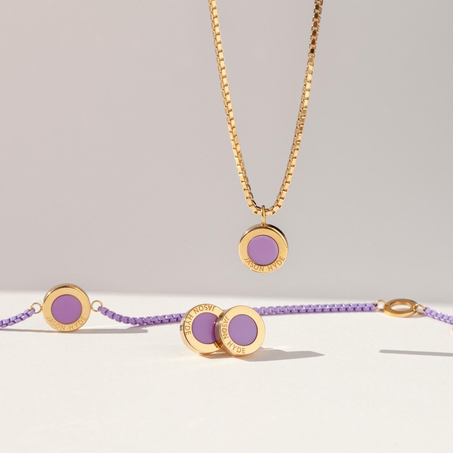 Pulsera Jason Hyde Morado Mujer
