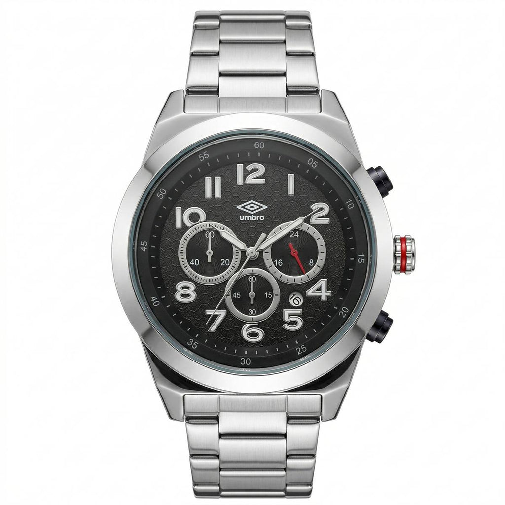 Reloj Análogo Hombre Umbro Plus Plateado UMBP-1500-122