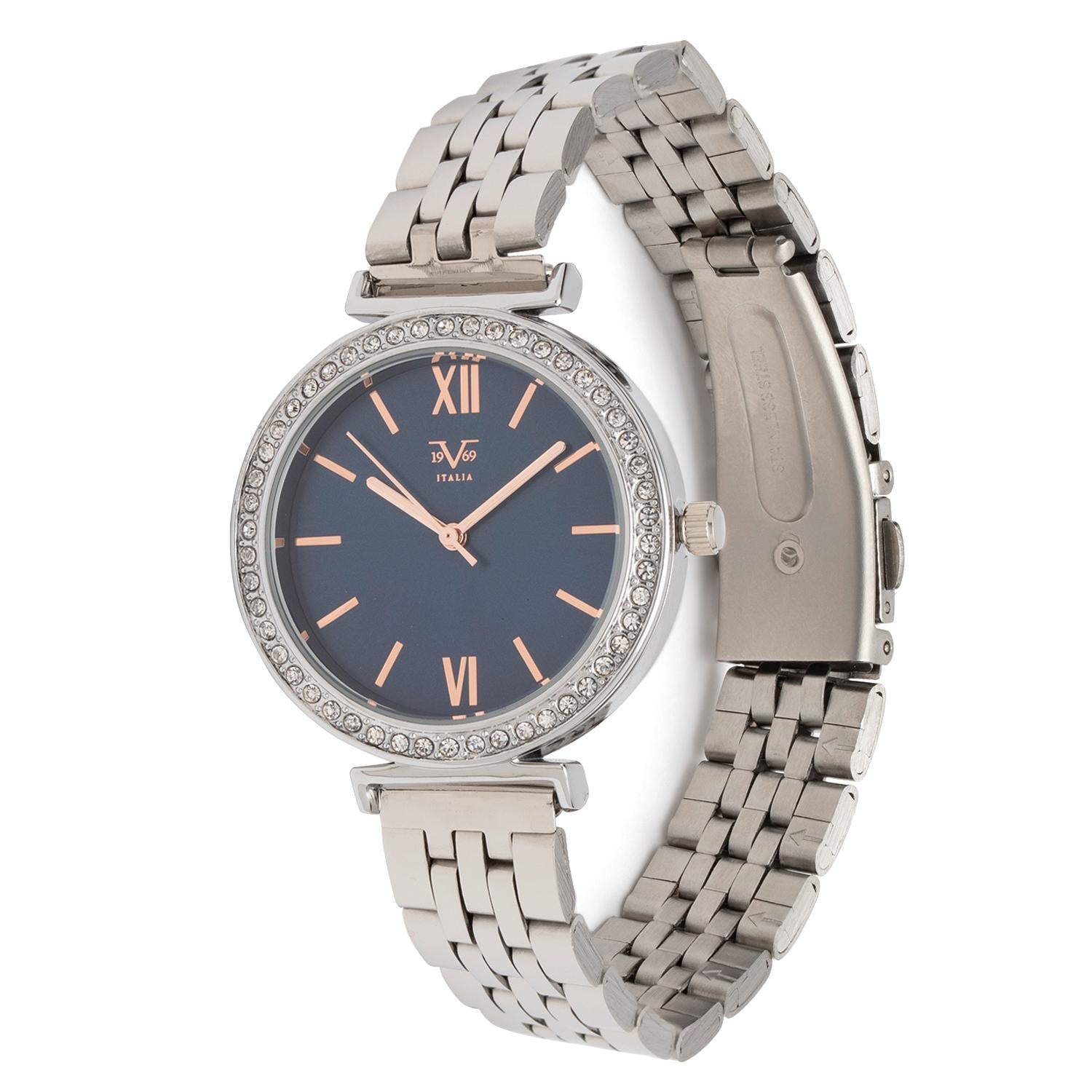 Reloj 19v69 Italia V1969-247-5 Plateado Mujer