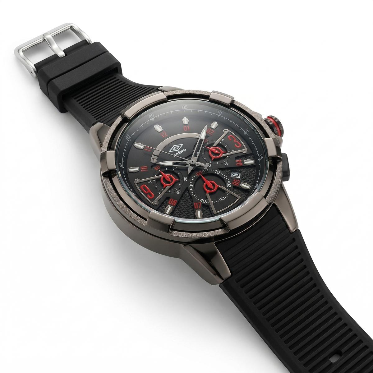 Reloj Análogo Hombre Umbro Plus Negro UMBP-1500-119
