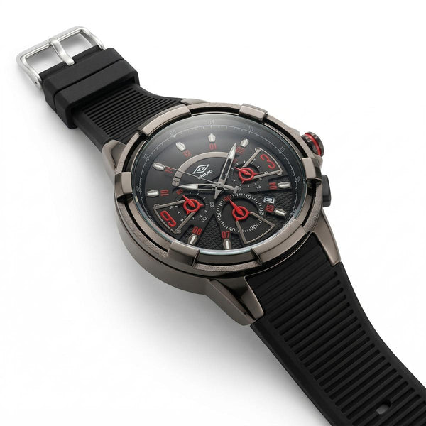 Reloj Análogo Hombre Umbro Plus Negro UMBP-1500-119