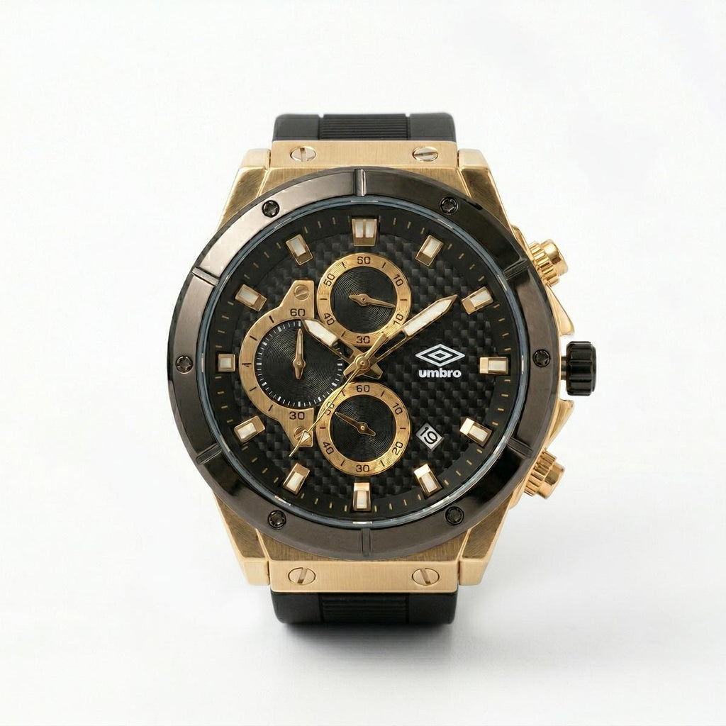 Reloj Análogo Hombre Umbro Plus Negro UMBP-1500-160