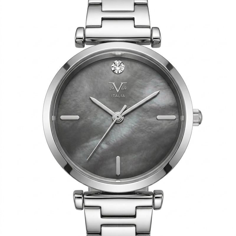 Reloj Análogo Femenino V1969 Plateado V1969-1000-110