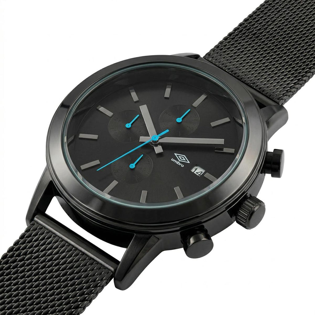 Reloj Análogo Hombre Umbro Plus Negro UMBP-1500-196
