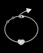 Brazalete Femenino Guess Plateado Jubb05461Jwrhs