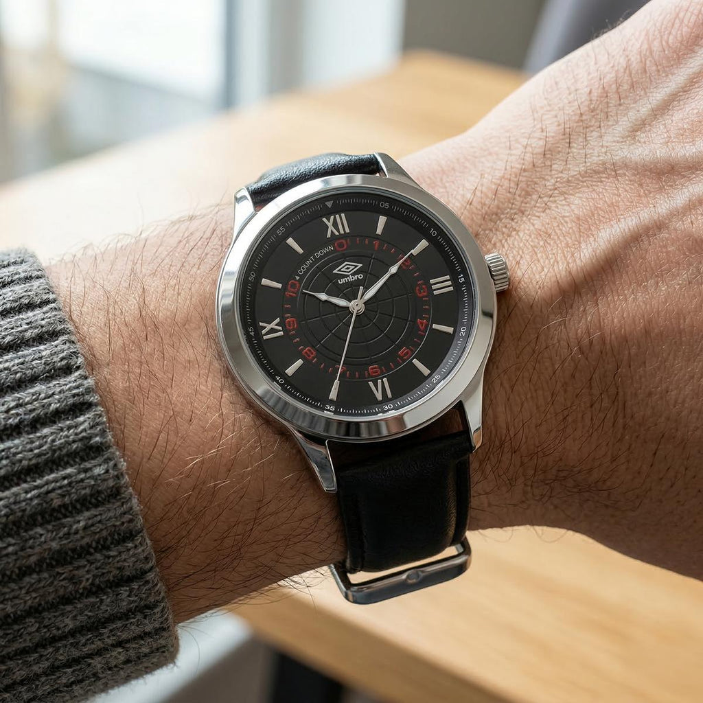 Reloj Análogo Hombre Umbro Plus Negro UMBP-1500-151