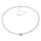 Collar Anne Klein Plateado Mujer