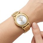 Reloj Análogo Femenino V1969 Dorado V1969-1000-132