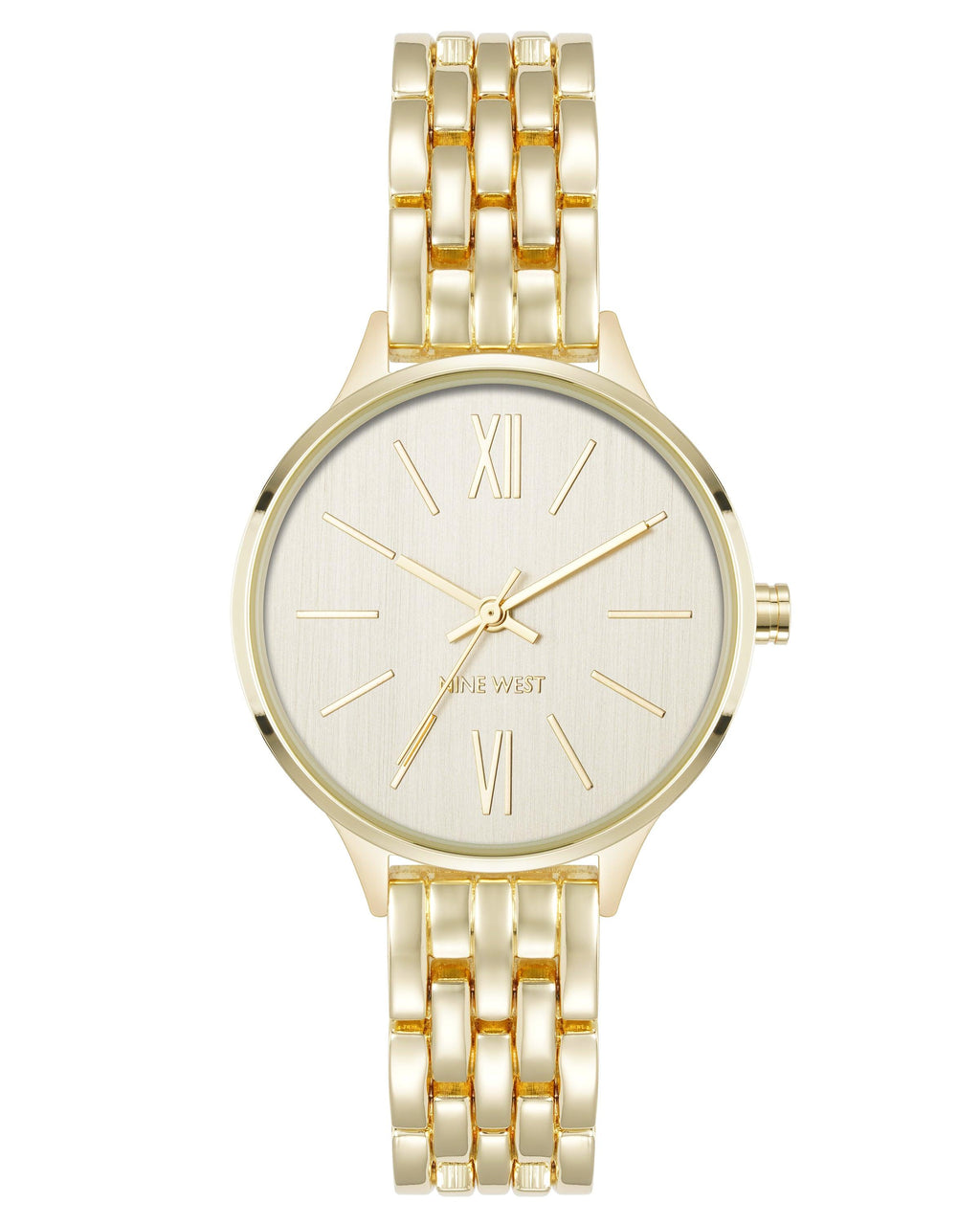 Reloj Análogo Mujer Nine West Dorado NW-3308CHGB