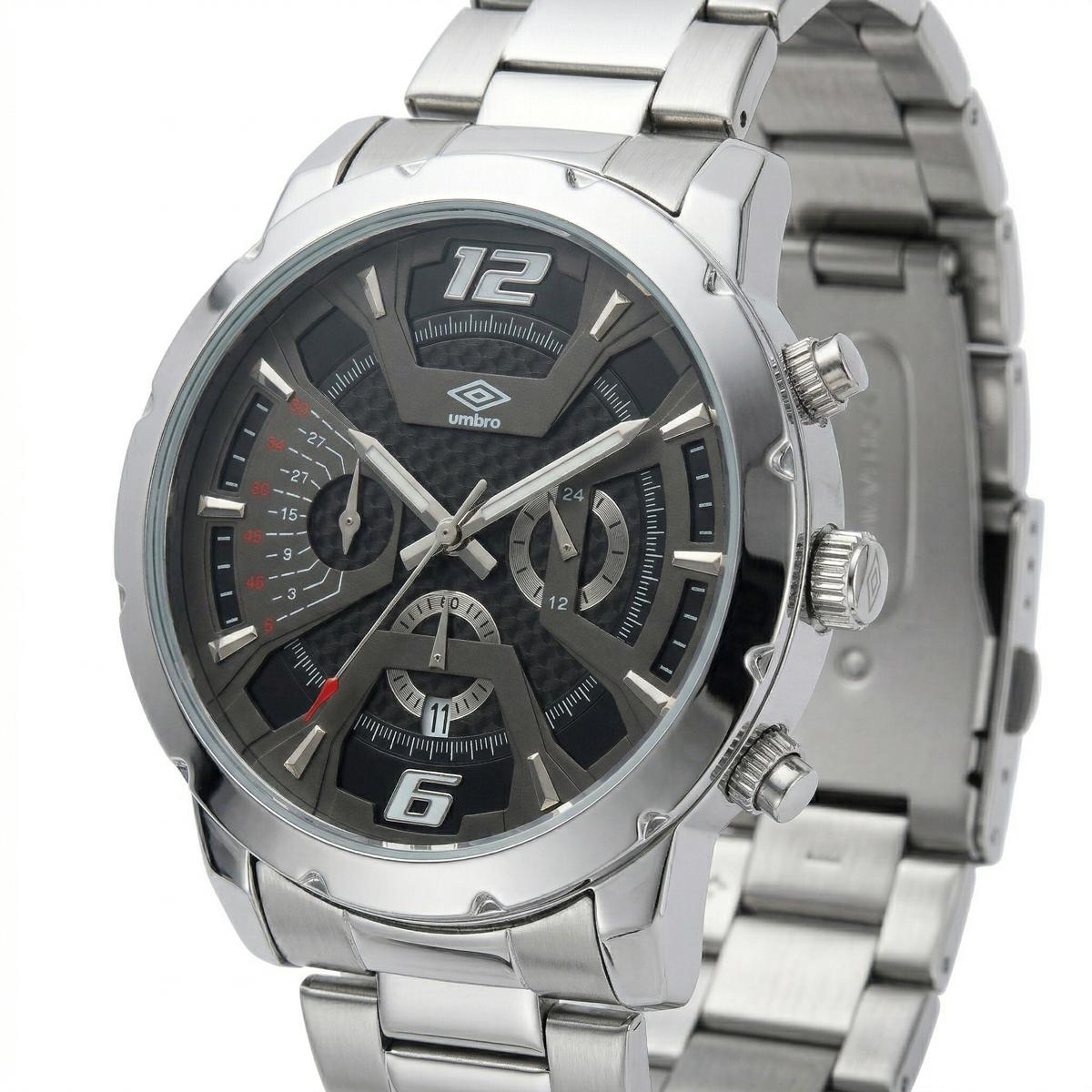 Reloj Análogo Hombre Umbro Plus Plateado UMBP-1500-78