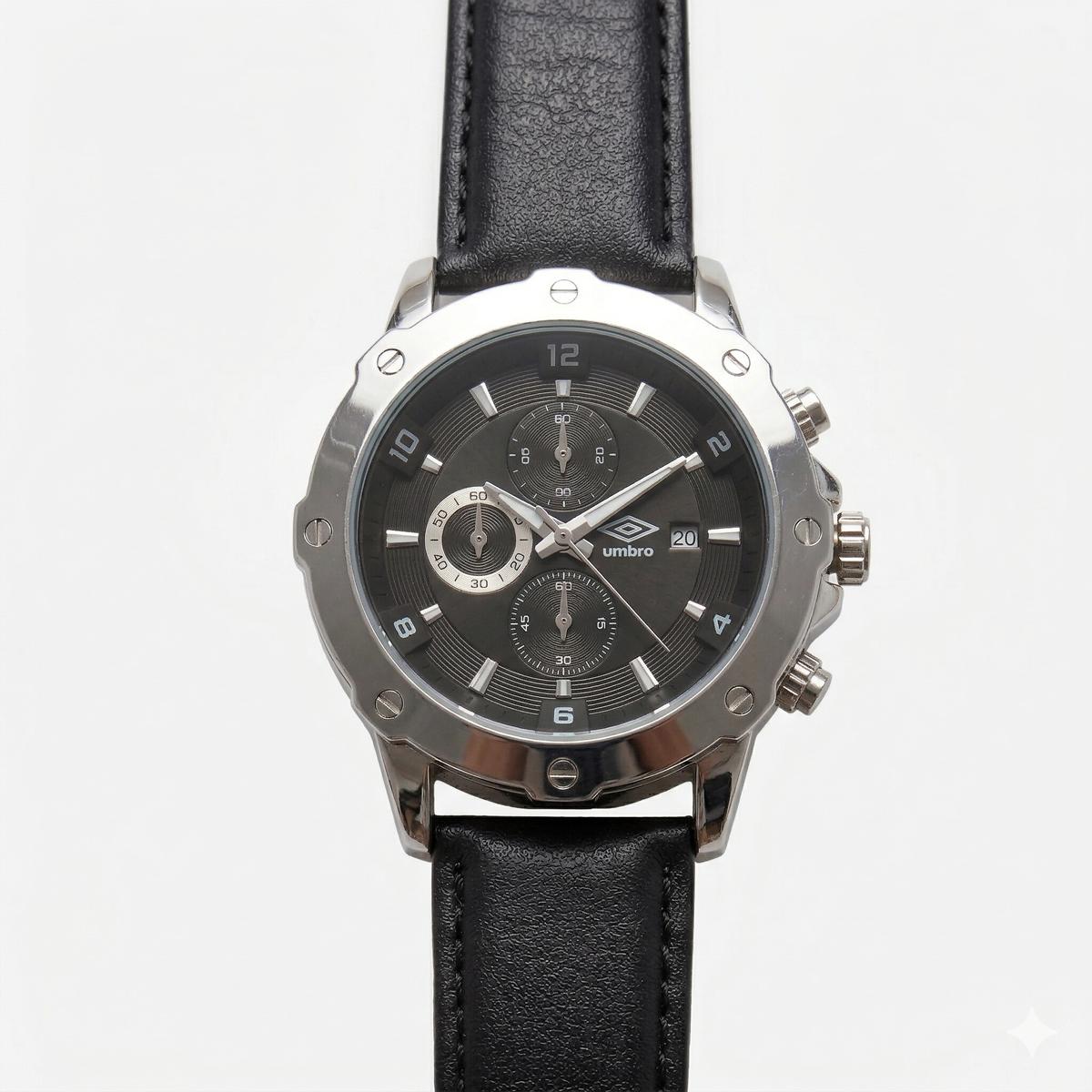 Reloj Análogo Hombre Umbro Plus Negro UMBP-1500-64