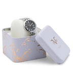 Reloj 19v69 Italia V1969-260-3 Plateado Mujer