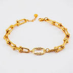 Pulsera  19v69 Dorado Mujer STB032