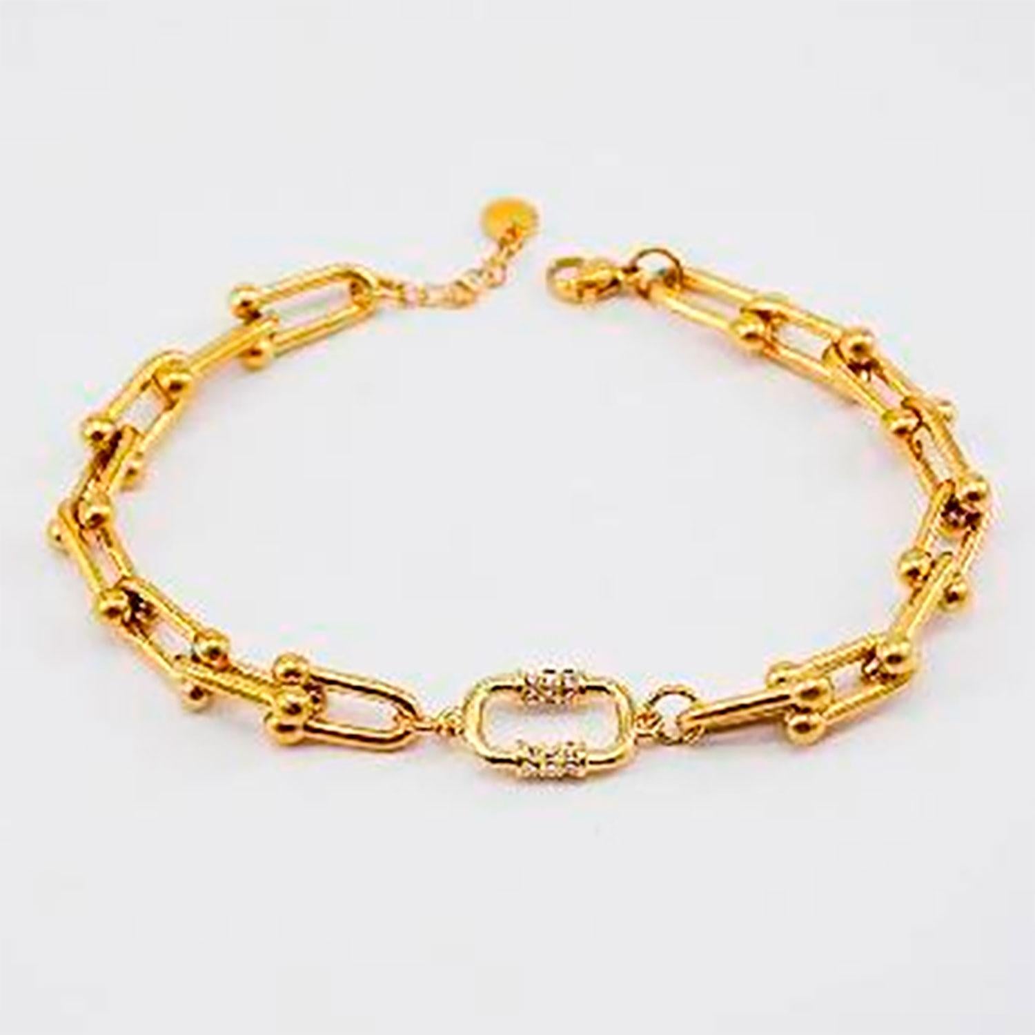Pulsera  19v69 Dorado Mujer STB032