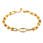 Pulsera  19v69 Dorado Mujer STB032