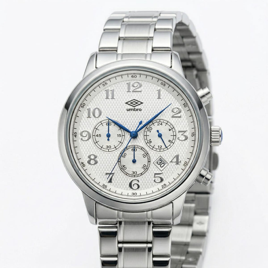 Reloj Análogo Hombre Umbro Plus Plateado UMBP-1500-170