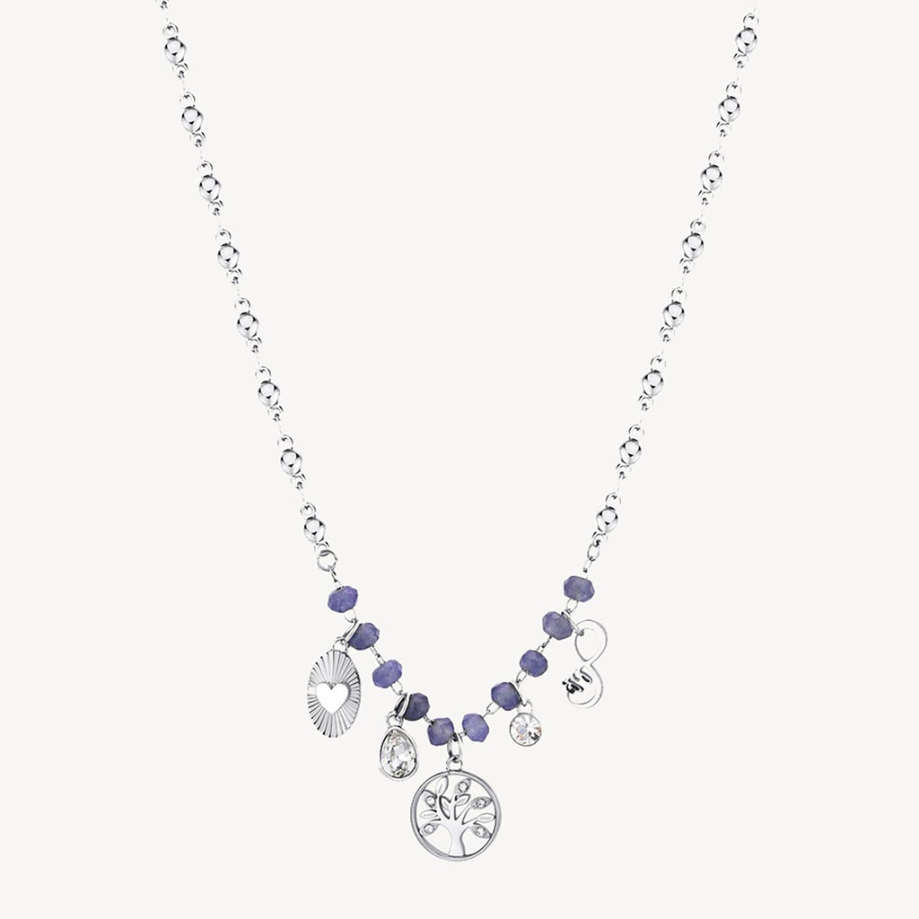 Collar Brosway BHKN085 Morado Mujer