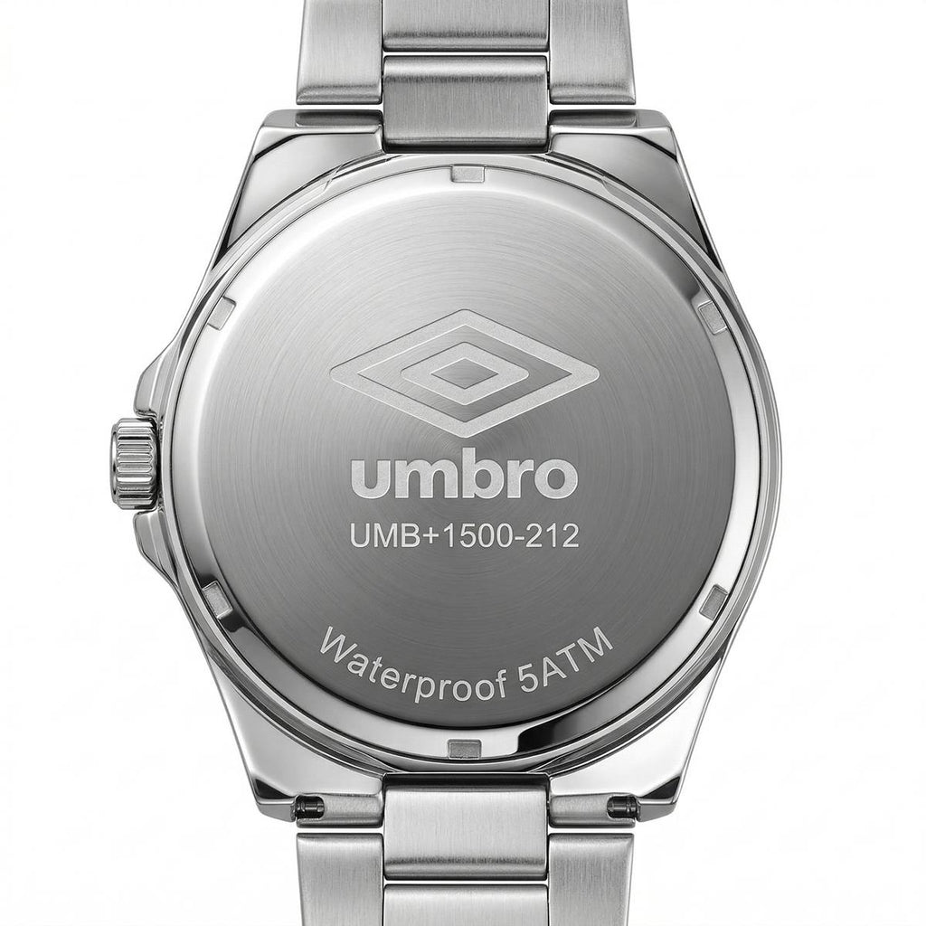 Reloj Análogo Hombre Umbro Plus Plateado UMBP-1500-212