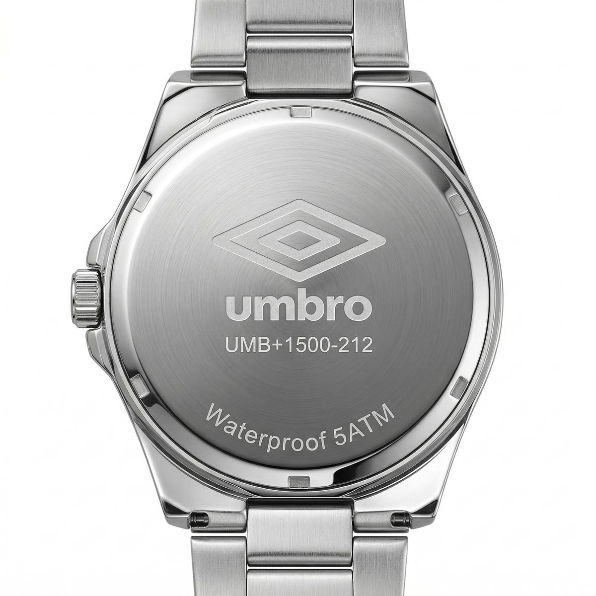 Reloj Análogo Hombre Umbro Plus Plateado UMBP-1500-212