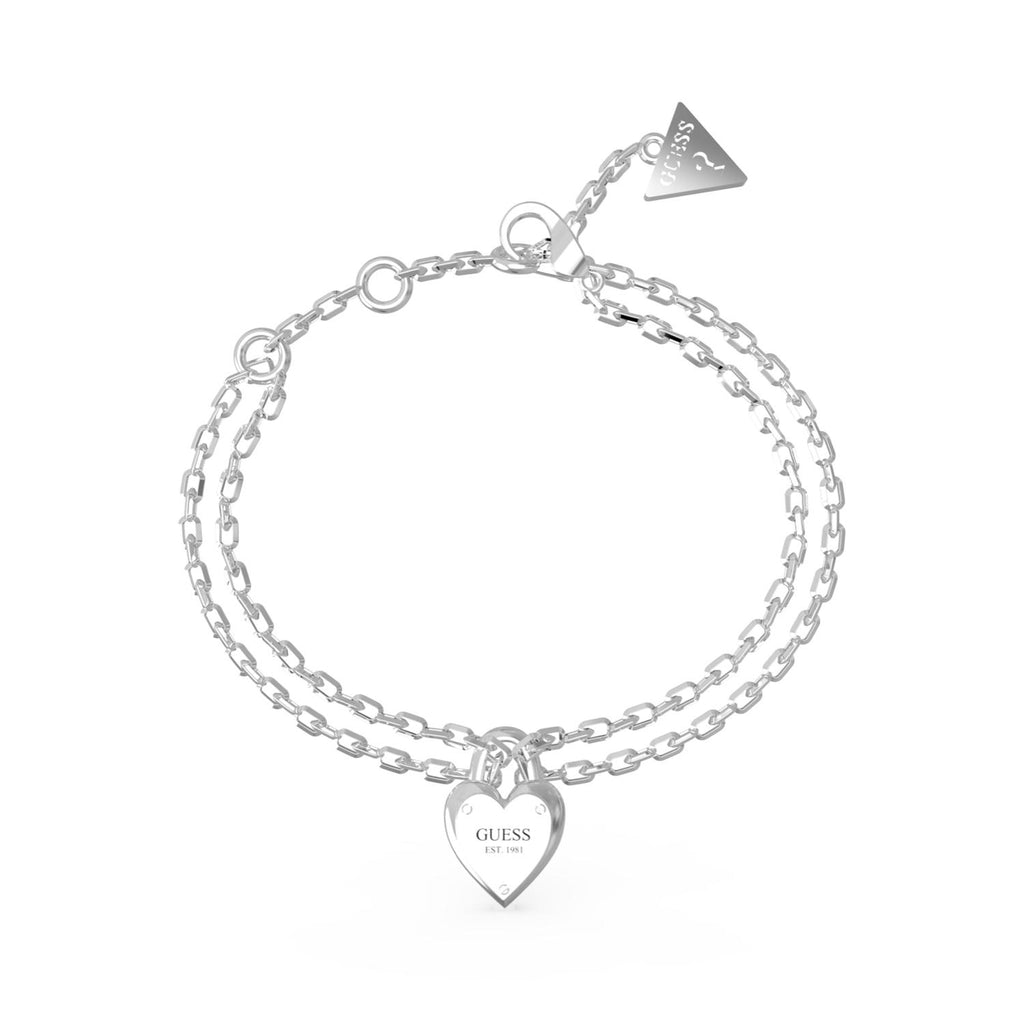 Pulsera Guess Plateada JUBB04211JWRHS