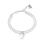 Pulsera Guess Plateada JUBB04211JWRHS