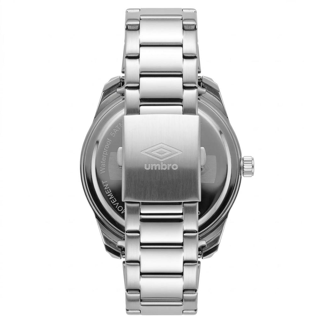 Reloj Análogo Hombre Umbro Plus Plateado UMBP-1500-155