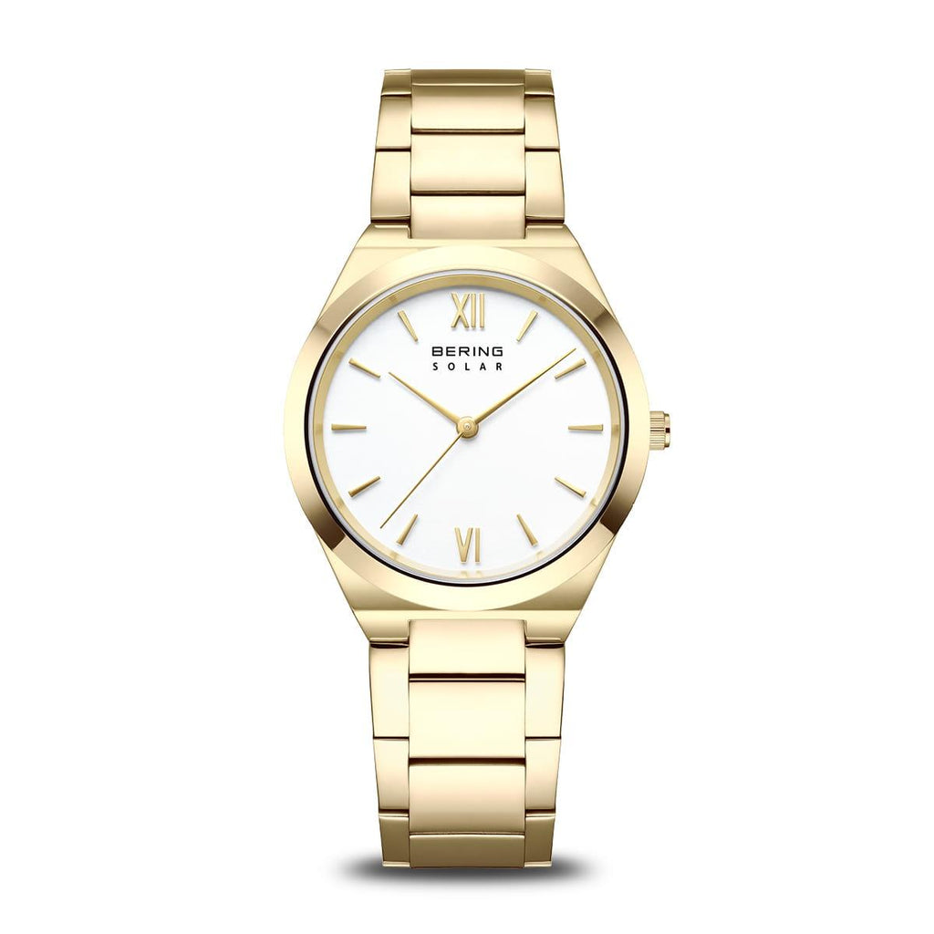 Reloj Solar Bering Dorado Mujer 19932-734