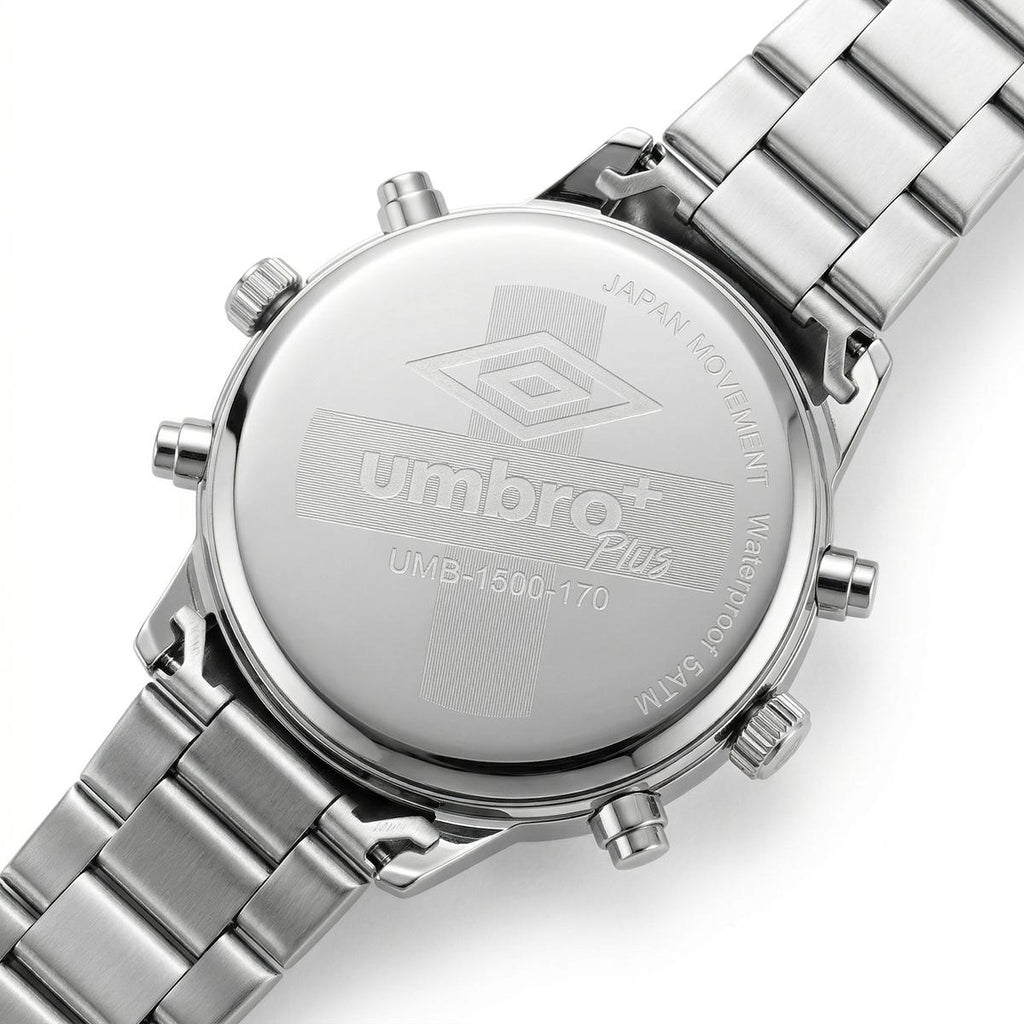 Reloj Análogo Hombre Umbro Plus Plateado UMBP-1500-170