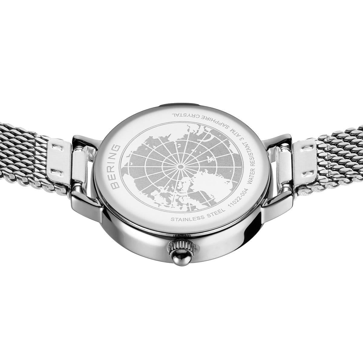 Reloj Análogo Bering Plateado Mujer 11022-004
