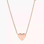 Collar Fossil Oro Rosa Mujer