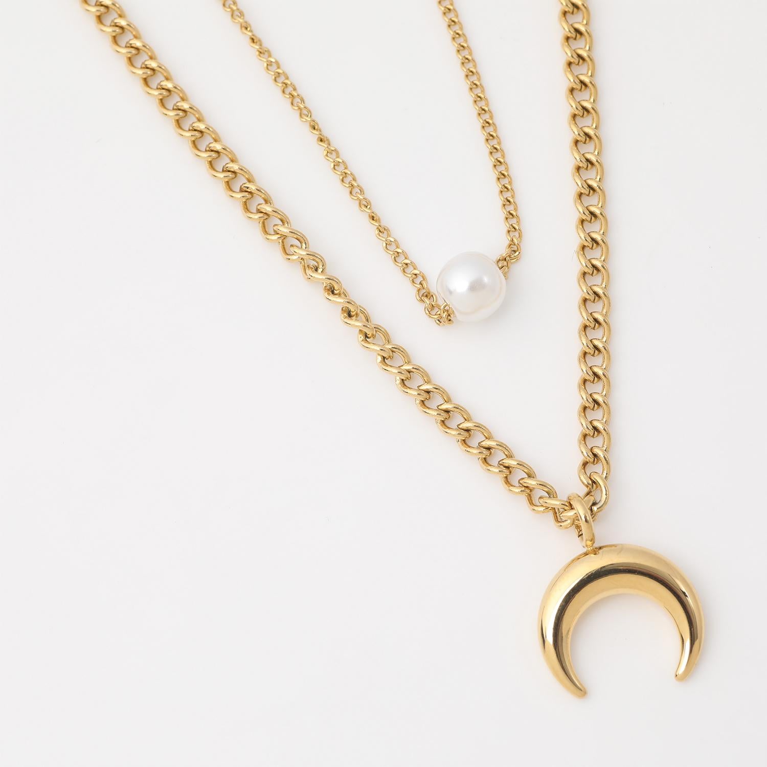 Collar 19V69 Italia Dorado STNE058