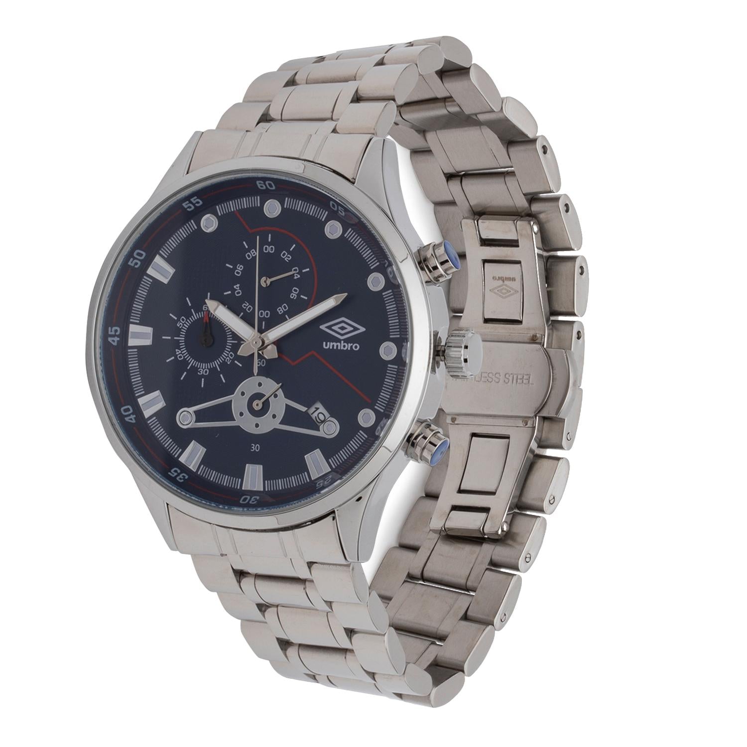Reloj Umbro Plus UMBP-3100-3 Plateado Hombre