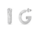 Aros JUBE05/444JW/RH/T/U Plateado Mujer Guess