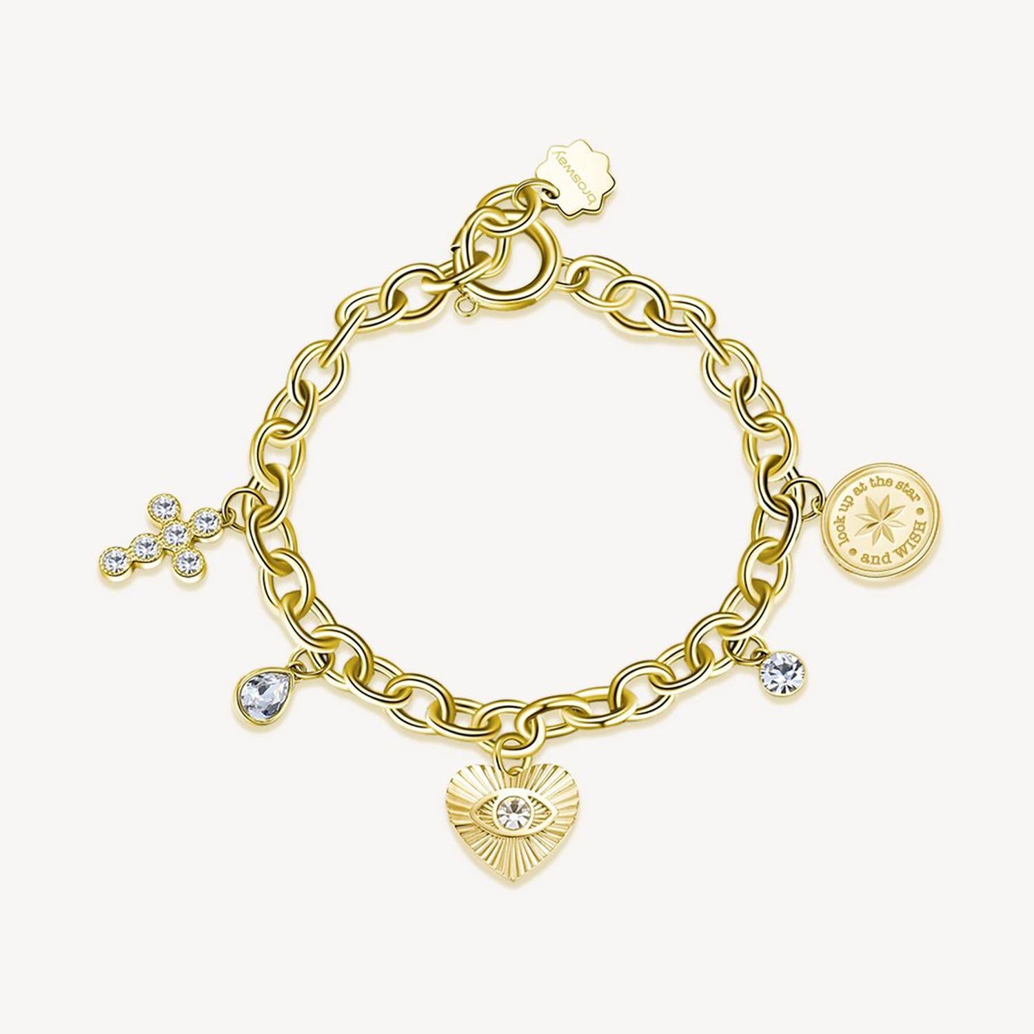 Pulsera Brosway Chakra Dorada BHKB120