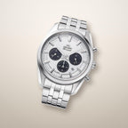 Reloj Cronóg. Hombre Orient Plateado RA-TX0305S