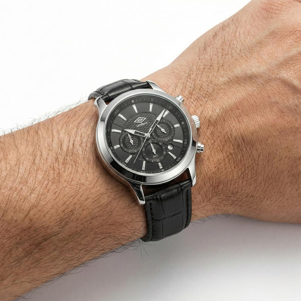 Reloj Análogo Hombre Umbro Plus Negro UMBP-1500-82
