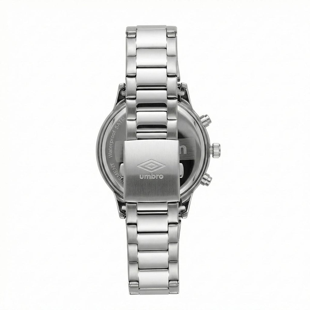 Reloj Análogo Hombre Umbro Plus Plateado UMBP-1500-100