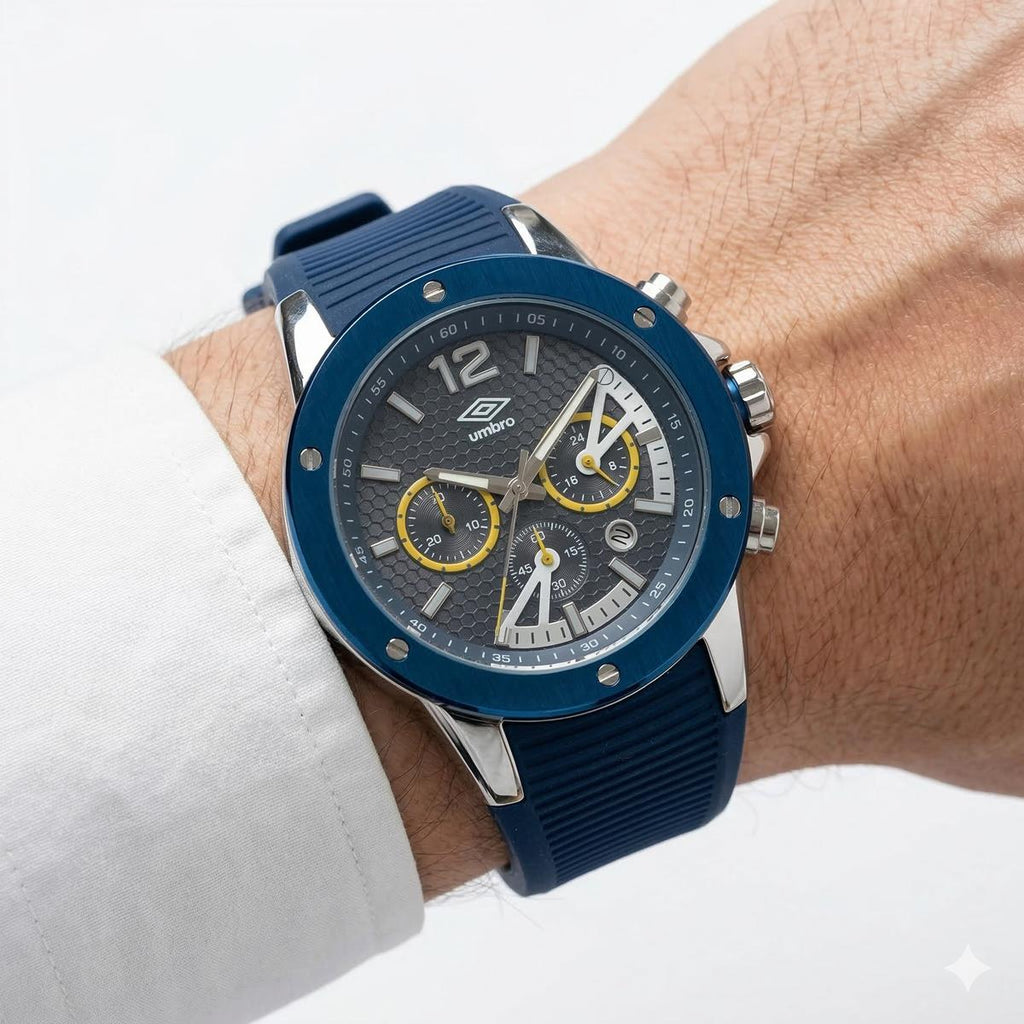 Reloj Análogo Hombre Umbro Plus Azul UMBP-1500-175