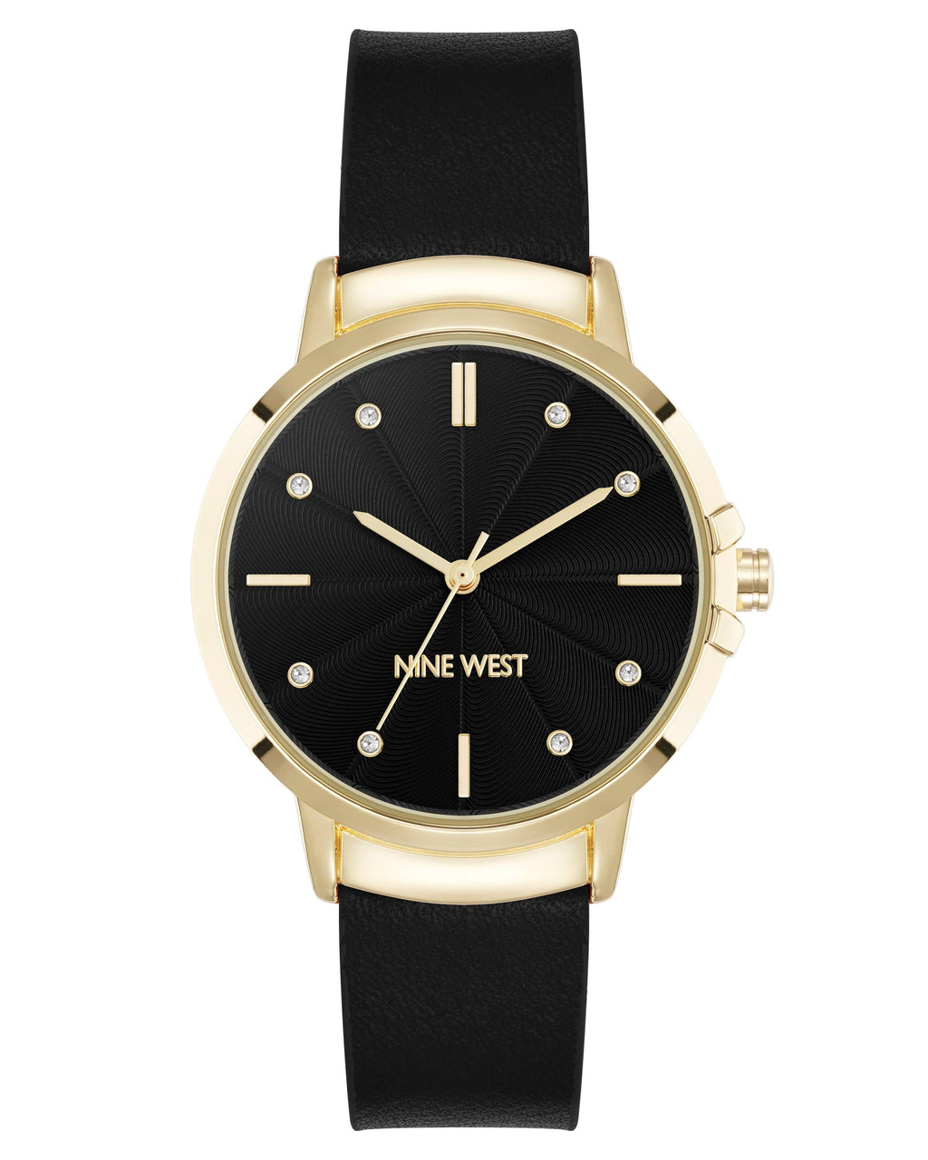 Reloj Análogo Mujer Nine West Negro NW-3318GPBK