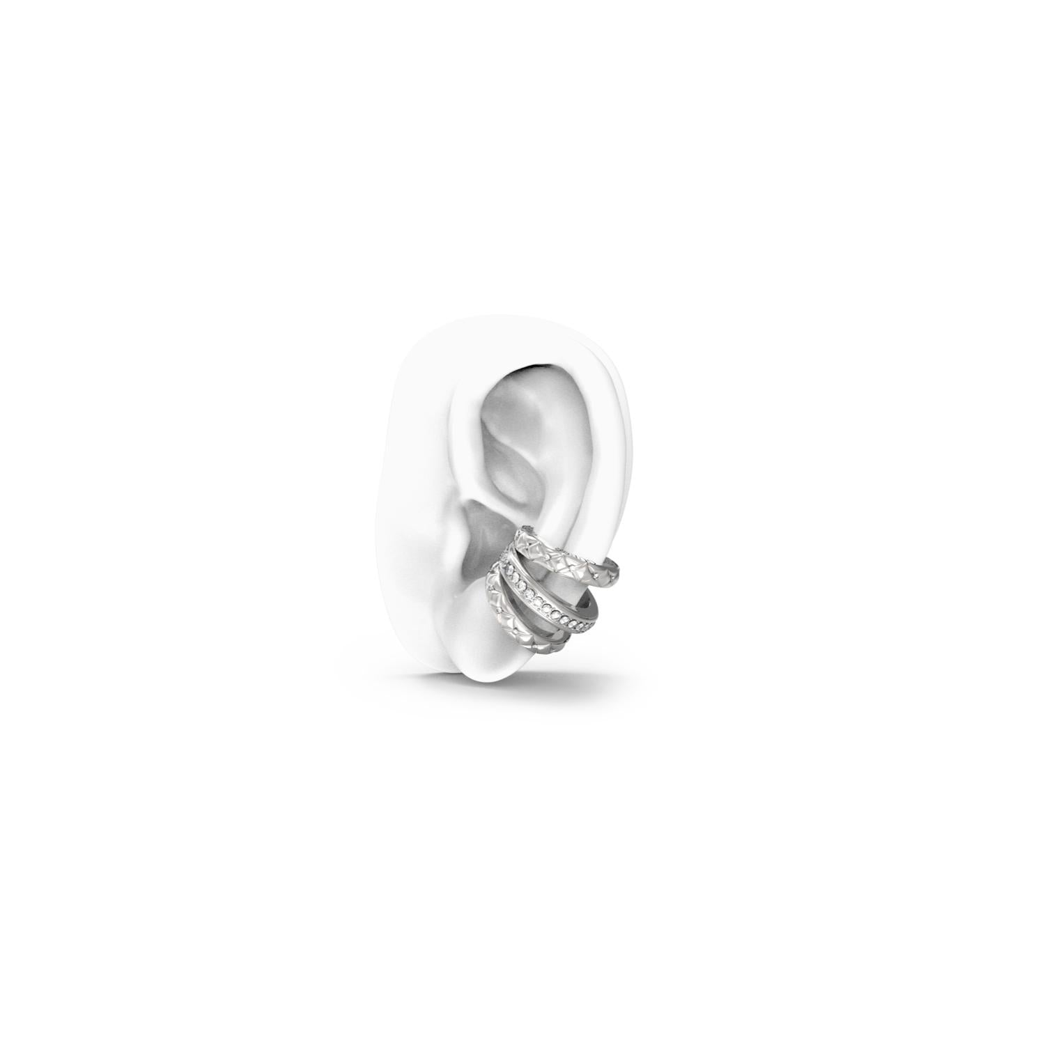 Earcuff Guess Plateado