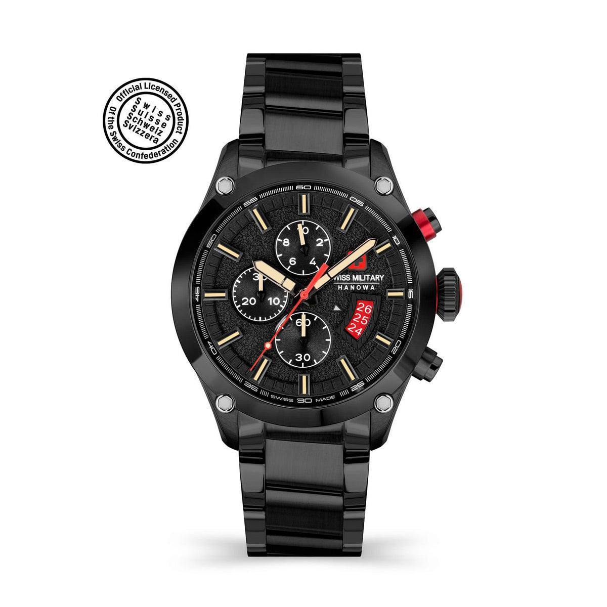 Reloj Hombre Swiss Military Hanowa Negro SMWGI2101431 Negro