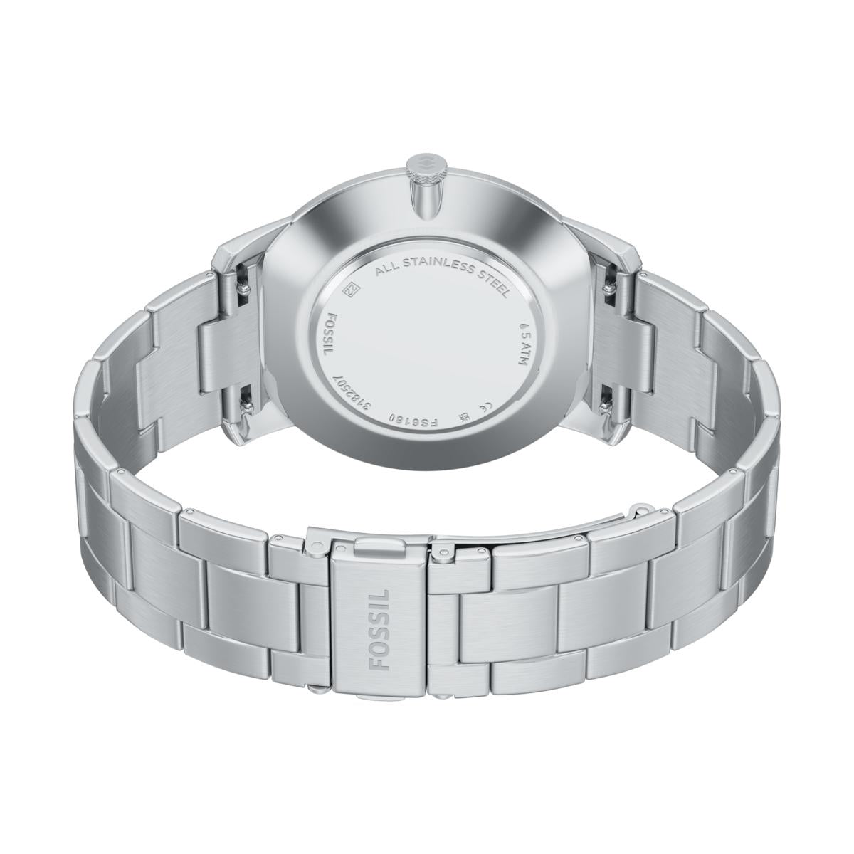 Reloj Hombre Fossil Plateado FS6180