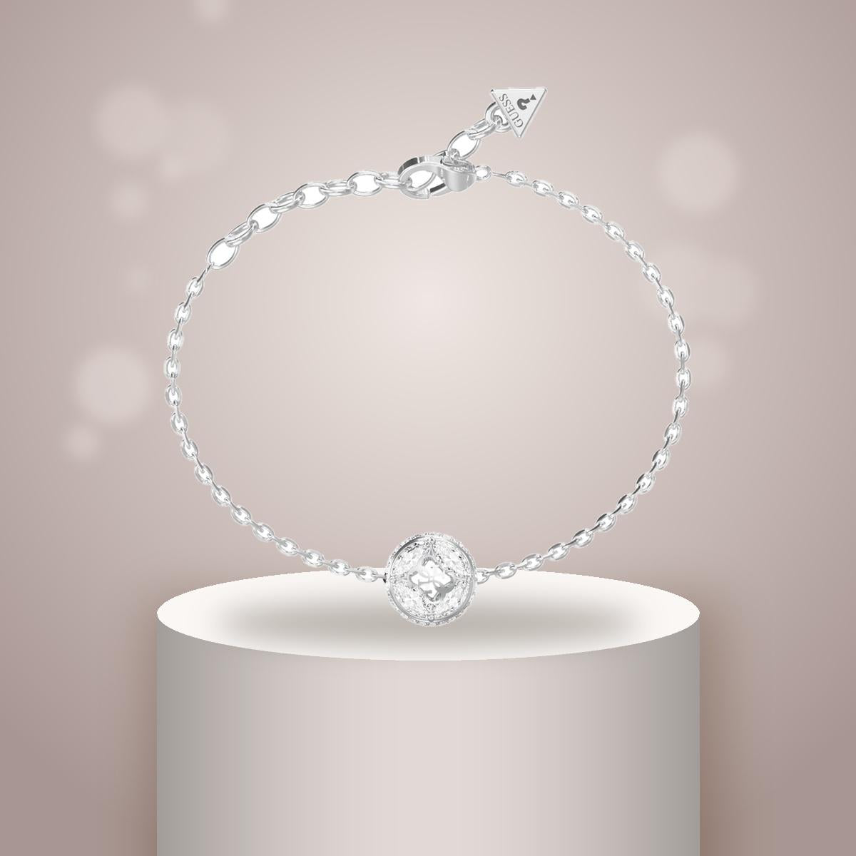 Pulsera Mujer Guess Plateado Jubb06397Jwrhs