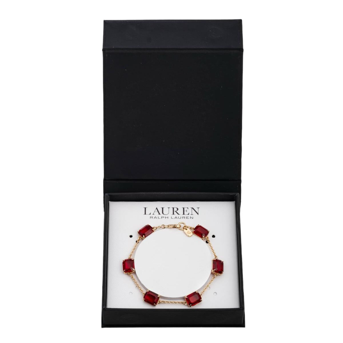 Pulsera Lauren Ralph Lauren Dorado Negro 14B00462