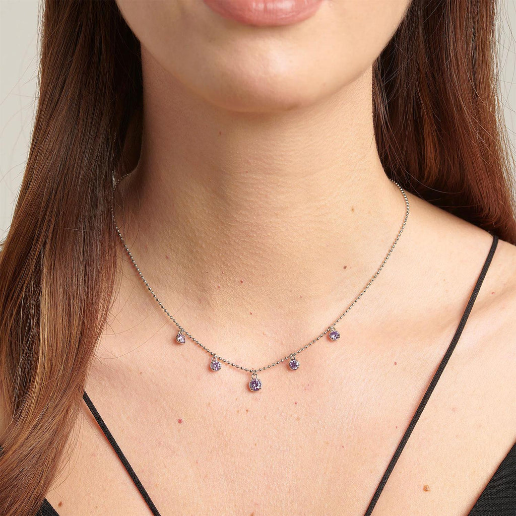 Collar Brosway BEIN013 Plateado Mujer