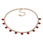 Collar Anne Klein Rojo Mujer