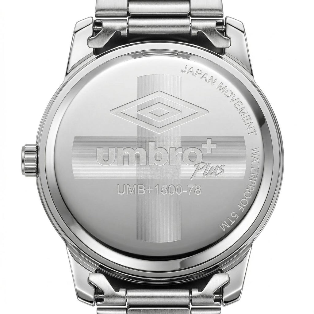 Reloj Análogo Hombre Umbro Plus Plateado UMBP-1500-78
