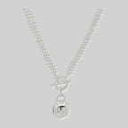 Collar Mujer Anne Klein Port St. Lucie Plateado