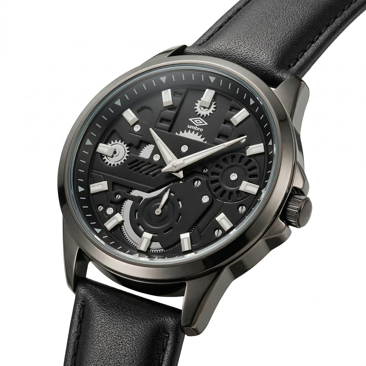 Reloj Análogo Hombre Umbro Plus Negro UMBP-1500-72